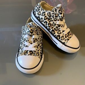 Toddler/little kids leopard converse all star